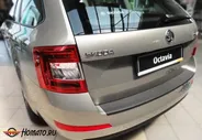 Накладка заднего бампера для Skoda Octavia Combi A7 2013+