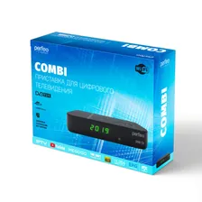 Ресивер эфирный цифровой (приставка) Perfeo DVB-T2/C COMBI (PF_A4353) внешний блок питания