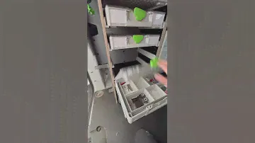 Festool Systainer3 Organizer with racking rails and diy table