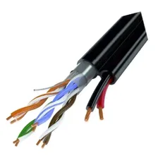 F/UTP 4 ParLan combi PE cat5e 2*0.75 бухта 200 м