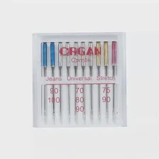 Игла/иглы Organ Combi, серебристый, 10 шт.