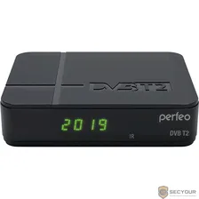 Perfeo DVB-T2/C приставка "COMBI" для цифр.TV, Wi-Fi, IPTV, HDMI, 2 USB, DolbyDigital, обуч.пульт ДУ [1630990] (PF_A4353)