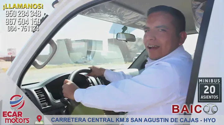 COMBI  BAIC  DE 20 ASIENTOS TECNOLOGÍA TOYOTA