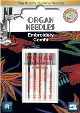 Иглы ORGAN вышивальные 5/COMBI Box Blister