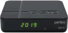 Perfeo DVB-T2/C приставка "COMBI" для цифр.TV, Wi-Fi, IPTV, HDMI, 2 USB, DolbyDigital, обуч.пульт ДУ