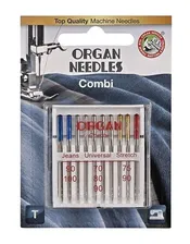 Иглы Organ Универсальные 10/combi (ассорти) блистер